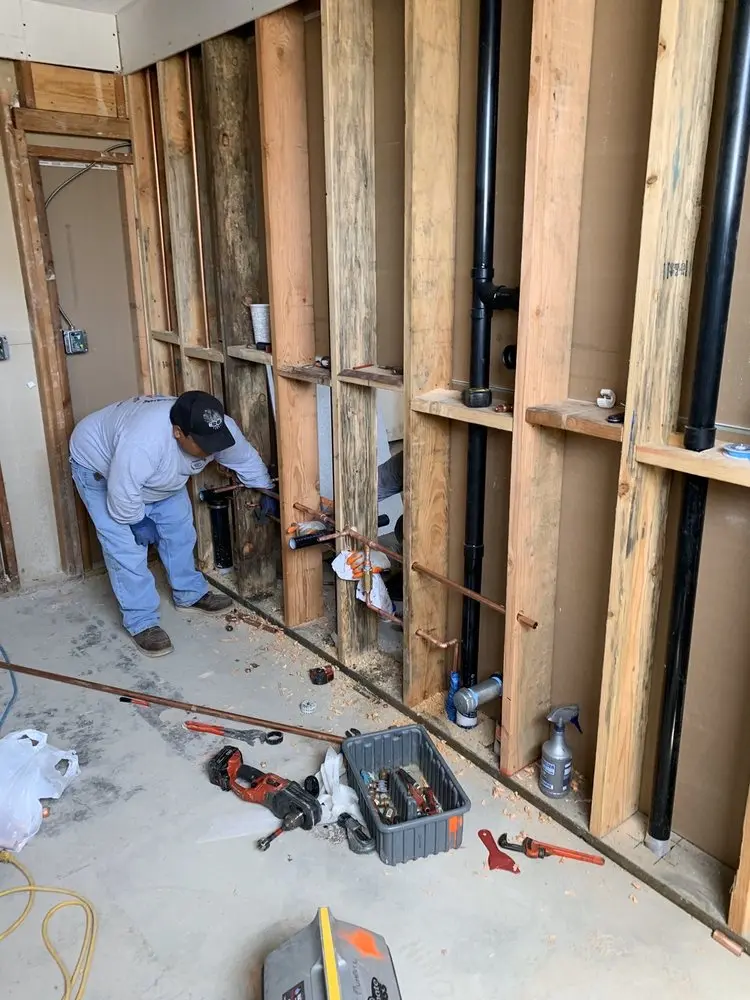 Commercial rough-in plumbing for Gas Line Repair in Mt. Park